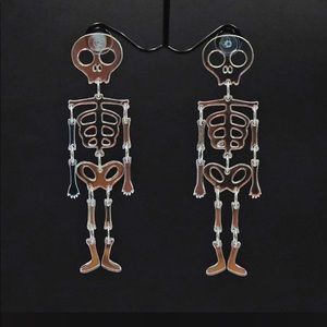 💀 Kimchi and Coconut Skeleton earrings